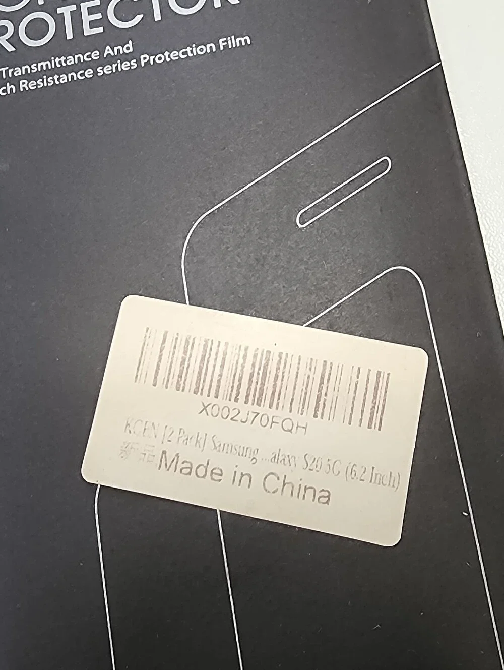 Screen Protector (2pcs) For Samsung Galaxy S20